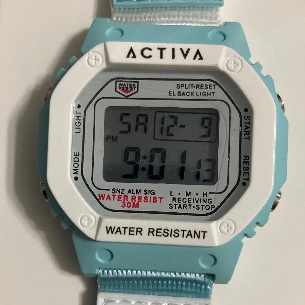 Activa Spectra X Invicta Digital Unisex Watch - 44.5mm, Blue, White (ACWF005)
